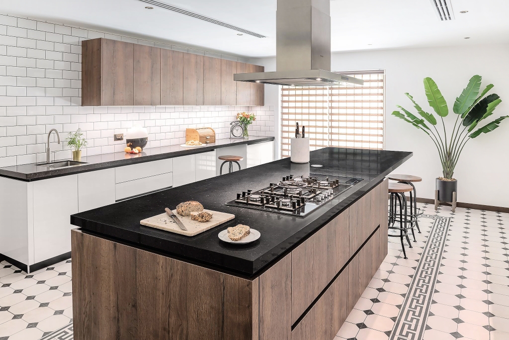 Luxury Hacker Kitchen in Arabian Ranches Dubai by The Big Fitout