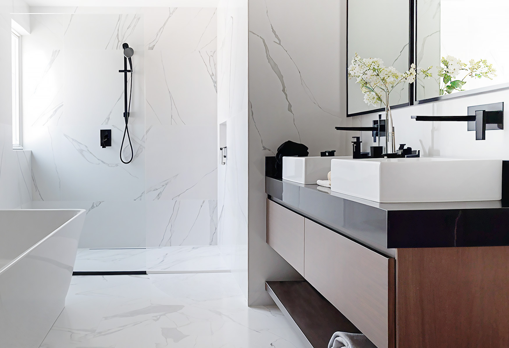 Luxury Bathroom in Arabian Ranches Dubai by The Big Fitout